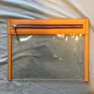 Truffle Clarity Clutch Small clear travel pouch